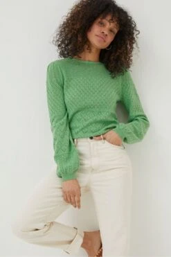 FatFace Sadie Pointelle Jumper -Fat Face Shop U04407s3