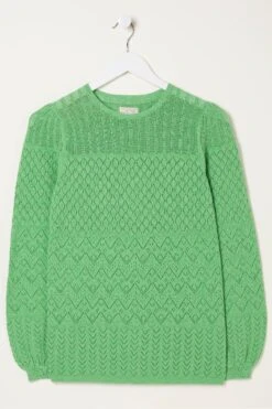 FatFace Sadie Pointelle Jumper -Fat Face Shop U04407s5