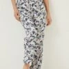 FatFace Natural Batik Flowers Shirred Trousers -Fat Face Shop U04524s