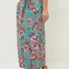 FatFace Green Shona Festival Maxi Skirt -Fat Face Shop U12 267s