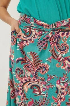 FatFace Green Shona Festival Maxi Skirt 13 FatFace Green Shona Festival Maxi Skirt -Fat Face Shop U12 267s5