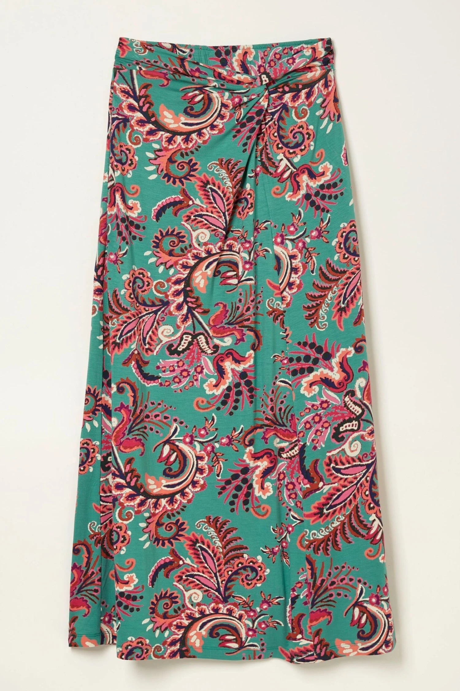 FatFace Green Shona Festival Maxi Skirt 9 FatFace Green Shona Festival Maxi Skirt - Image 7