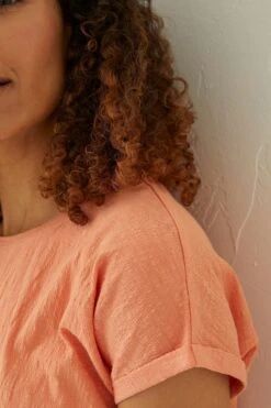 FatFace Orange Fran Tie Front Top -Fat Face Shop U12273s4