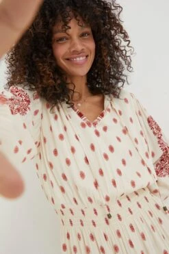 FatFace Natural Devin Bandana Dress 12 FatFace Natural Devin Bandana Dress -Fat Face Shop U12367s5