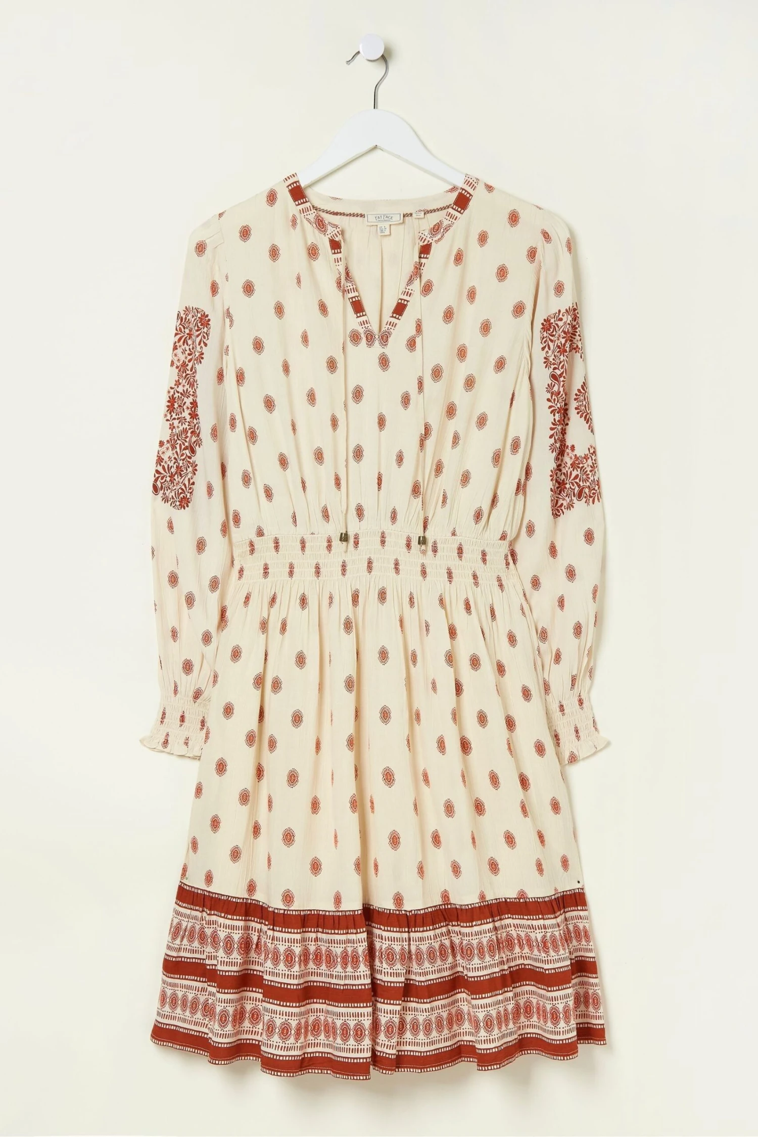 FatFace Natural Devin Bandana Dress 8 FatFace Natural Devin Bandana Dress - Image 6