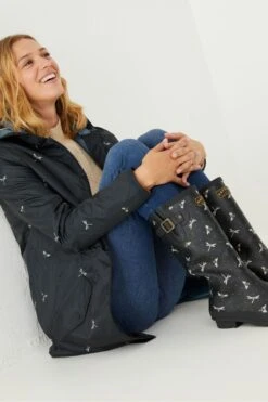 FatFace Womens Printed Waterproof Packable Jacket 15 FatFace Womens Printed Waterproof Packable Jacket -Fat Face Shop U13966s5