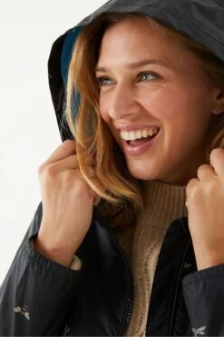 FatFace Womens Printed Waterproof Packable Jacket 16 FatFace Womens Printed Waterproof Packable Jacket -Fat Face Shop U13966s6