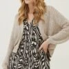 FatFace Natural Anna Crochet Cardigan -Fat Face Shop U53791s