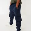 FatFace Blue Cody Cargo Joggers -Fat Face Shop U99364s